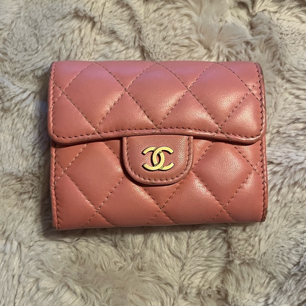 Chanel Flap Cardholder Pink